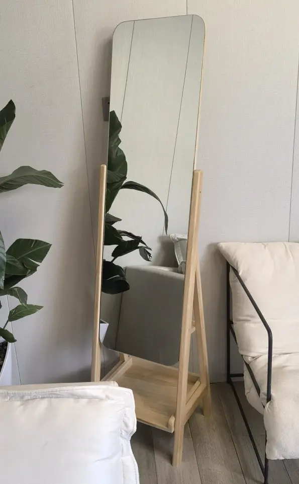 Wood Frame Mirror thumbnail 6